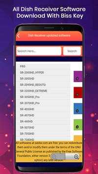 All Dish Receiver  Software Download with Biss key screenshot 1