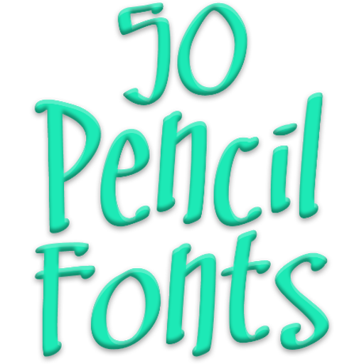 Fonts for FlipFont 50 Pencil icon