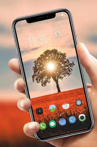 Bright Sun Rays theme Galaxy G10 launcher screenshot 4