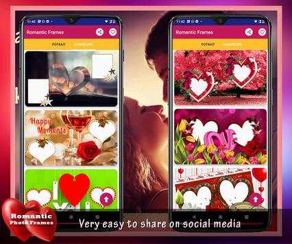 Romantic Photo Frames screenshot 3