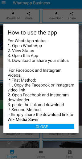 WIF Media Saver for Social Media videos screenshot 2