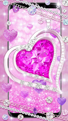 Glittering Diamond Live Wallpaper screenshot 1