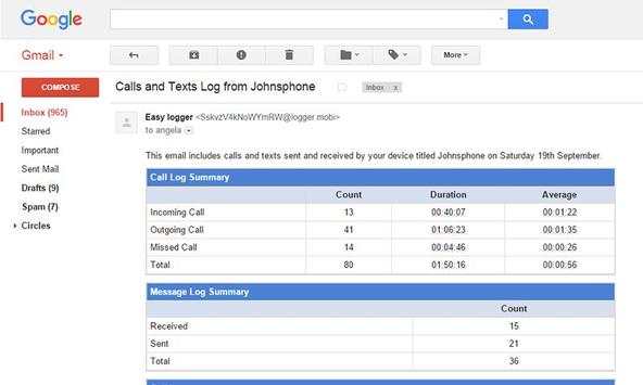 Free Phone Tracker - Monitor calls, texts & more screenshot 1