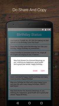 Birthday Status screenshot 4