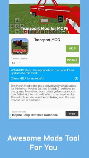 Transport Mod for MCPE screenshot 3
