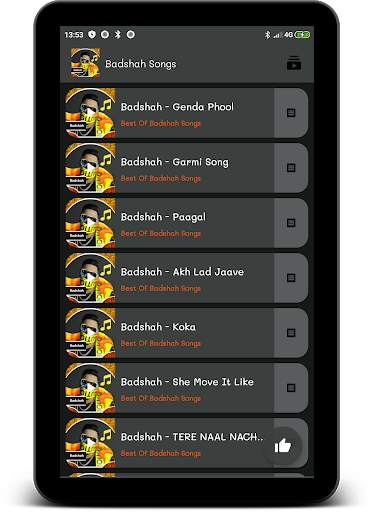 Badshah Song's Plus Lyrics screenshot 5