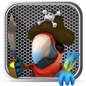 Talking Pirate Parrot أيقونة