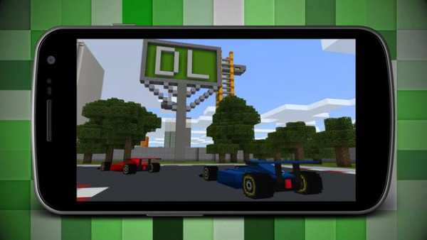 Car Racing Map for Minecraft MCPE screenshot 1