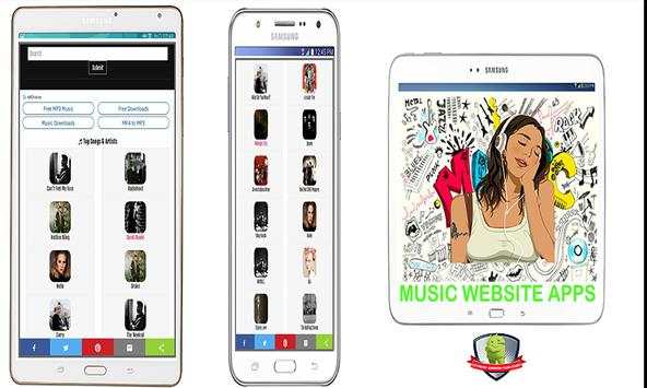 Music Website Apps - Free Download MP3 screenshot 3