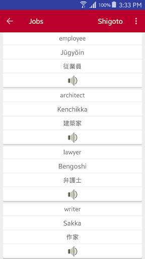 Learn Japanese Vocabulary Offline - Japanese Words screenshot 6