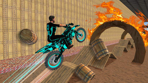Dirt Bike Stunt track: Motocross Racing Game screenshot 8