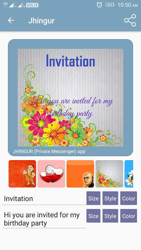 Jhingur private  anonymous chat messenger feedback screenshot 8