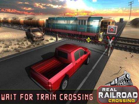 Real Railroad Train Crossing - Free Train Games screenshot 9