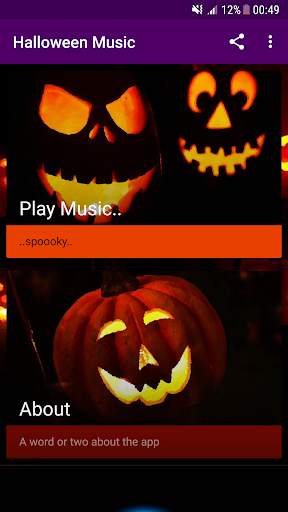 Halloween Music 🎃 - Eerie Soundtrack Player screenshot 1