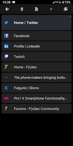Fulguris Web Browser screenshot 4