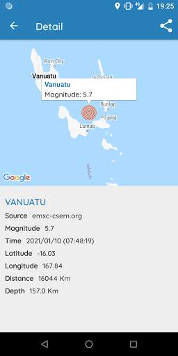 Earthquake Notifier: Latest Earthquake Alerts screenshot 2