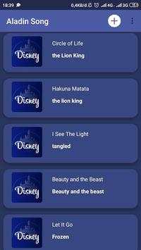 All Disney songs   lyrics screenshot 3
