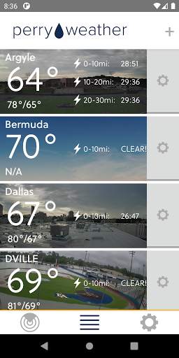 Perry Weather-Lightning Alerts screenshot 1
