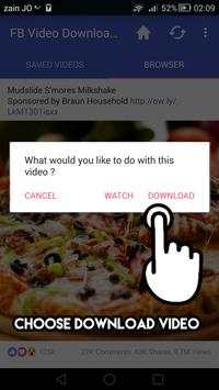 Video Downloader for Facebook screenshot 1