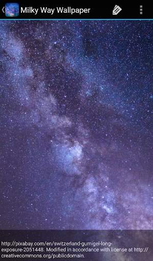 Milky Way Wallpaper screenshot 4