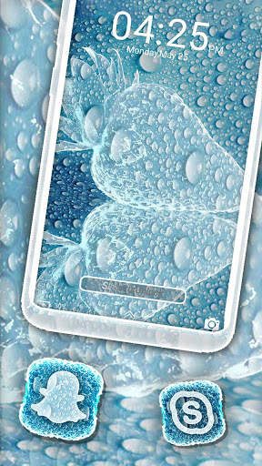 Strawberry Ice Launcher Theme screenshot 4