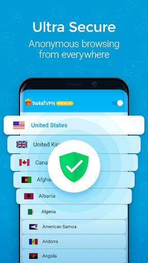 Hola VPN Proxy Plus screenshot 3