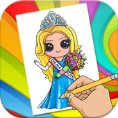 How to Draw Chibi Cute Girls - Princess icon