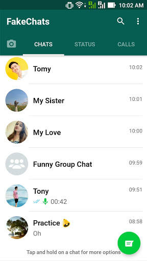 Fake Text Message WA, Fake Group Chat screenshot 1
