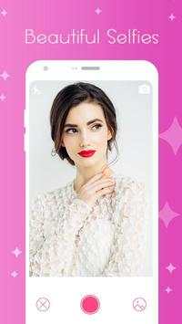 Candy Selfie Cam - Beauty Plus, Kawaii Stickers screenshot 1