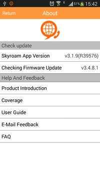 Skyroam screenshot 1