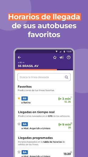 Cittamobi: Horários de Buses screenshot 2