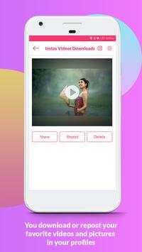 Video Downloads For Instagram Share/Re-post screenshot 5