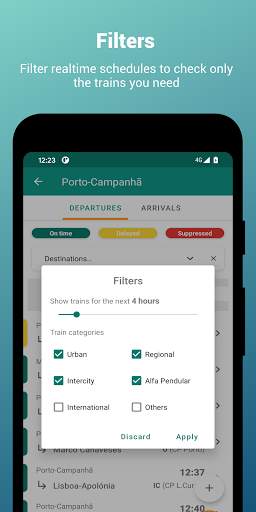 Catch UP - Portuguese Trains Schedules and Delays screenshot 4
