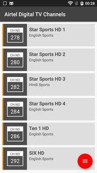 Airtel Digital TV Channels screenshot 5