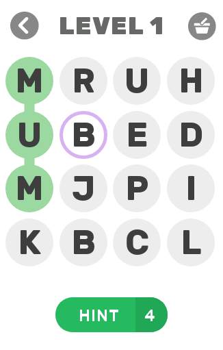 Word Search For Kids Teach New Words screenshot 1