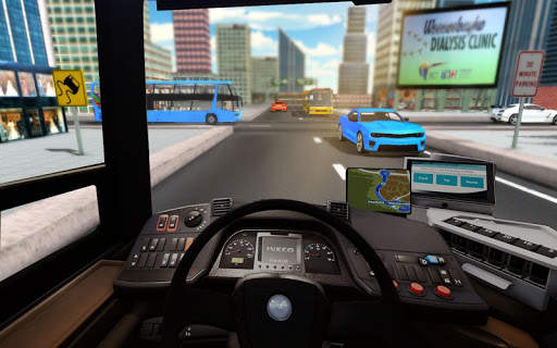 Coach Bus Driving: Free City Bus Games screenshot 4