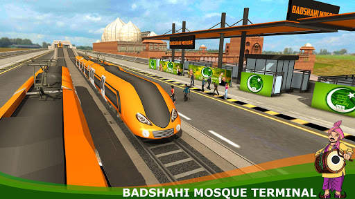 Orange Line Metro Train Game: New Train Simulator screenshot 10