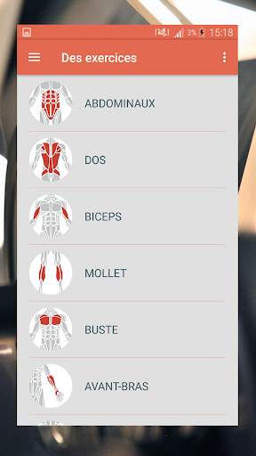 Fitness et musculation screenshot 1