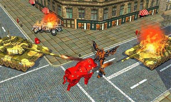 Angry Robot Bull Attack:Robot Fighting Bull Games screenshot 6