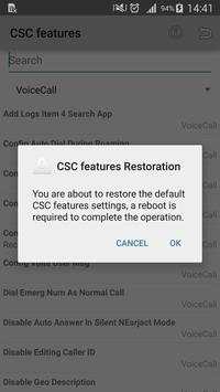 CSC Feature Expert for Samsung 5 تصوير الشاشة