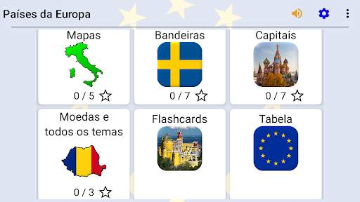 Países da Europa - Os mapas, bandeiras e capitais screenshot 8