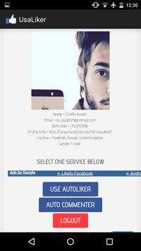 Fb Auto Liker - Get fb likes screenshot 2