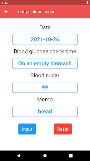 blood sugar tracker app screenshot 2