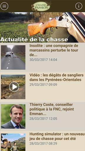 Appli mobile Chasse Passion screenshot 2