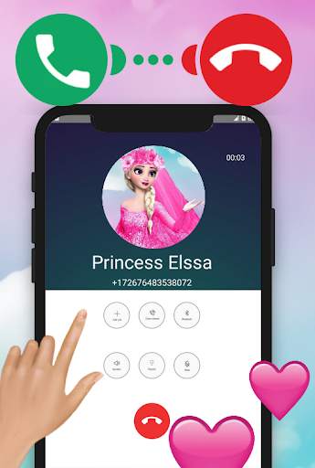 Call from Elssa Chat & video call Simulation screenshot 3