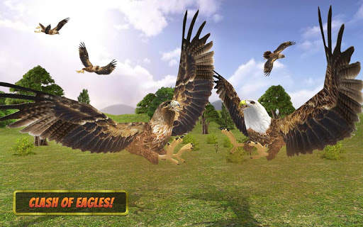 Eagle Simulators 3D Bird Game स्क्रीनशॉट 5