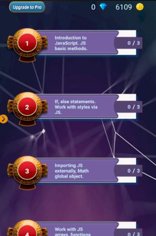 Learning Web Development by Games: Online courses screenshot 5