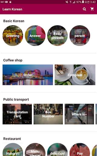 Learn Basic Korean word & phrases for free screenshot 7