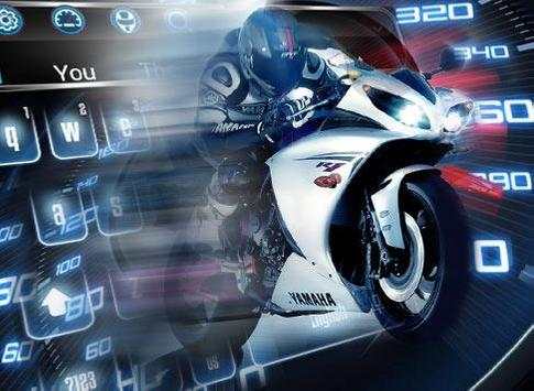 Racing Bike Speedometer Keyboard Theme स्क्रीनशॉट 5