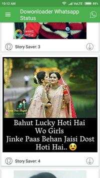Downloader for Whatsapp Status Download 2018. screenshot 1